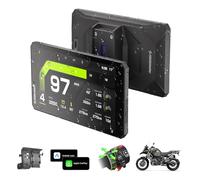 RiderNav R7M 7" Wireless CarPlay e Android Auto per Motociclette BMW - Controllo Nativo Wonder Wheel Action Camera | Lettura Dati in Tempo Reale (TPMS/RPM) | Aggiornamenti OTA | GPS IP69K | Nav Prep