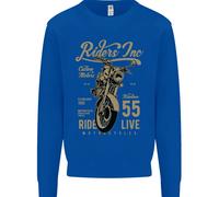 Riders Inc Felpa Per Bambini Da Moto Cafe Racer Biker