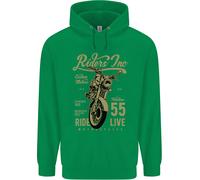 Riders Inc Felpa Per Bambini Moto Cafe Racer Biker