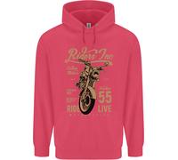 Riders Inc Felpa Per Bambini Moto Cafe Racer Biker
