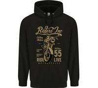Riders Inc Felpa Per Bambini Moto Cafe Racer Biker
