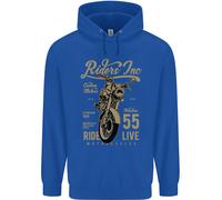 Riders Inc Felpa Per Bambini Moto Cafe Racer Biker