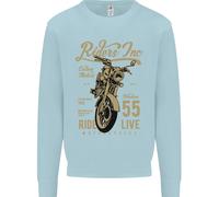Riders Inc Felpa Per Moto Cafe Racer Biker Bambini Ragazzi E Ragazze