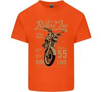 Riders Inc Maglietta Per Bambini Biker Cafe Racer