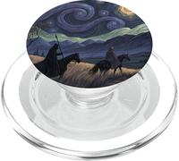 Riders Sotto Un Vorticoso Cielo Notturno PopSockets PopGrip per MagSafe
