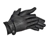 Riders Trend Prime Guanti in Pelle, Uomo, Prime Quality Leather Gloves with Thinsualte Lining, Nero