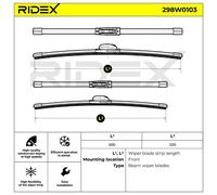 RIDEX 298W0103 Tergicristalli
