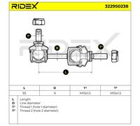 RIDEX 3229S0238 Bielletta barra stabilizzatrice