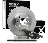 RIDEX 3405B1006 Set d'assale Kit dischi e pastiglie Anteriore senza viti/bulloni Compatibilità con RENAULT Clio IV Hatchback BH