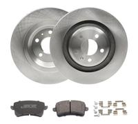 RIDEX 3405B1832 Kit dischi e pastiglie Assale posteriore senza viti/bulloni ventilazione interna