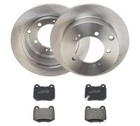 RIDEX 3405B2348 Kit dischi e pastiglie