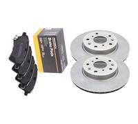 RIDEX 3405B2515 Kit dischi e pastiglie Assale anteriore senza viti/bulloni ventilazione interna