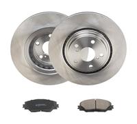 RIDEX 3405B2633 Kit dischi e pastiglie Assale anteriore senza viti/bulloni ventilazione interna