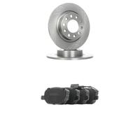 RIDEX 3405B3346 Kit dischi e pastiglie Assale posteriore senza viti/bulloni pieno