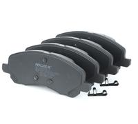 RIDEX 402B0112 Set d'assale Kit pastiglie freni Anteriore con molla con accessori con lamierino anticigolío per FIAT Doblo Station Wagon (263)