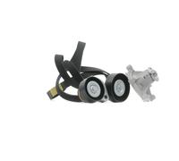 RIDEX 4172P0003 Pompa acqua + Kit cinghia Poly V