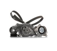 RIDEX 4172P0011 Pompa acqua + Kit cinghia Poly V