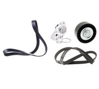 RIDEX 4172P0052 Pompa acqua + Kit cinghia Poly V