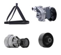 RIDEX 4172P0077 Pompa acqua + Kit cinghia Poly V