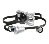 RIDEX 4172P0078 Pompa acqua + Kit cinghia Poly V