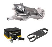 RIDEX 4172P0081 Pompa acqua + Kit cinghia Poly V