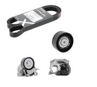 RIDEX 4172P0117 Pompa acqua + Kit cinghia Poly V