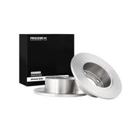 RIDEX 82B0009 2x Disco freno Posteriore senza viti/bulloni per VW PASSAT (3B3)