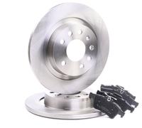 RIDEX Kit dischi e pastiglie adatto per MERCEDES-BENZ B-Klasse (W245) Posteriore