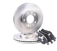 RIDEX Kit Dischi E Pastiglie Freno Anteriore per OPEL Astra G Caravan (T98)