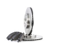 RIDEX Kit Dischi E Pastiglie Freno Anteriore per RENAULT TWINGO I (C06) 259mm