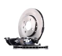 RIDEX Kit Dischi E Pastiglie Freno Anteriore per VW TIGUAN (5N) ventilato 256mm