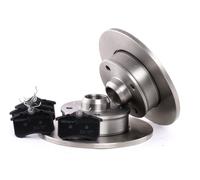 RIDEX Kit Dischi E Pastiglie Freno Posteriore per VW TOURAN (1T1, 1T2) QUANTUM