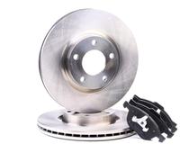 RIDEX Kit dischi e pastiglie per RENAULT Clio III Schrägheck (BR0/1, CR0/1)