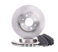 RIDEX Kit dischi e pastiglie per VW Polo Schrägheck (6R1, 6C1) per FORD KA (RB)