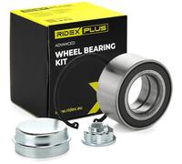 RIDEX PLUS 654W0212P Kit cuscinetto ruota Anteriore con materiale di fissaggio/montaggio con sensore ABS integrato Compatibilità con MERCEDES-BENZ W245