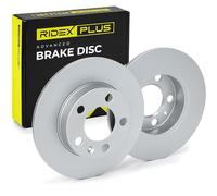 RIDEX PLUS 82B0003P 2x Disco freno Posteriore senza viti/bulloni per VW Golf IV Hatchback (1J1)