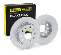 RIDEX PLUS 82B0018P 2x Disco freno Posteriore con bulloni/viti per VW GOLF VI (5K1)