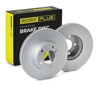 RIDEX PLUS 82B0273P 2x Disco freno Anteriore con bulloni/viti
