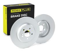 RIDEX PLUS 82B0280P 2x Disco freno Posteriore senza viti/bulloni adatto per MERCEDES-BENZ Classe M (W163)