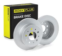 RIDEX PLUS 82B0498P 2x Disco freno Posteriore senza viti/bulloni per OPEL Movano C Van (U9)