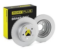 RIDEX PLUS 82B0539P 2x Disco freno Posteriore con bulloni/viti per BMW X5 (E70)