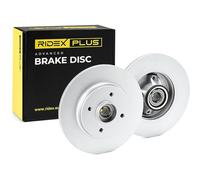 RIDEX PLUS 82B0700P 2x Disco freno Posteriore con cuscinetto ruota con anello sensore magnetico integrato adatto per PEUGEOT 3008 (0U)