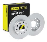 RIDEX PLUS 82B0706P 2x Disco freno Posteriore con bulloni/viti per AUDI A4 Avant (8ED, B7)