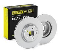 RIDEX PLUS 82B0720P 2x Disco freno Anteriore con bulloni/viti adatto per MERCEDES-BENZ Sedan (W211)