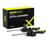 RIDEX PLUS 854S1248P 2x Ammortizzatore Anteriore Compatibilità con VW POLO 9N