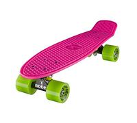 Ridge Mini Cruiser Skate Skateboard retro 22" completo con carrelli nero o bianco, fatto in l'UE, cuscinetti ABEC 7, alta qualità formula segreta di plastica