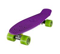 Ridge Mini Cruiser Skate Skateboard retro 22" completo con carrelli nero o bianco, fatto in l'UE, cuscinetti ABEC 7, alta qualità formula segreta di plastica