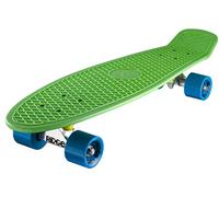 Ridge Skateboard 69 cm 27 inch Nickel Cruiser Retro Stil M Rollen Komplett Fertig Montiert, Unisex, Verde/Blu