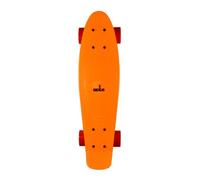 Ridge, Skateboard con ruote, completo e montato, cruiser Retro Stil, 55 cm, arancione/rosso (orange/Rosso)