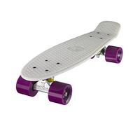 Ridge Skateboards 22 Mini Cruiser Skate Fosforescente, Viola, Bagliore, 55 cm